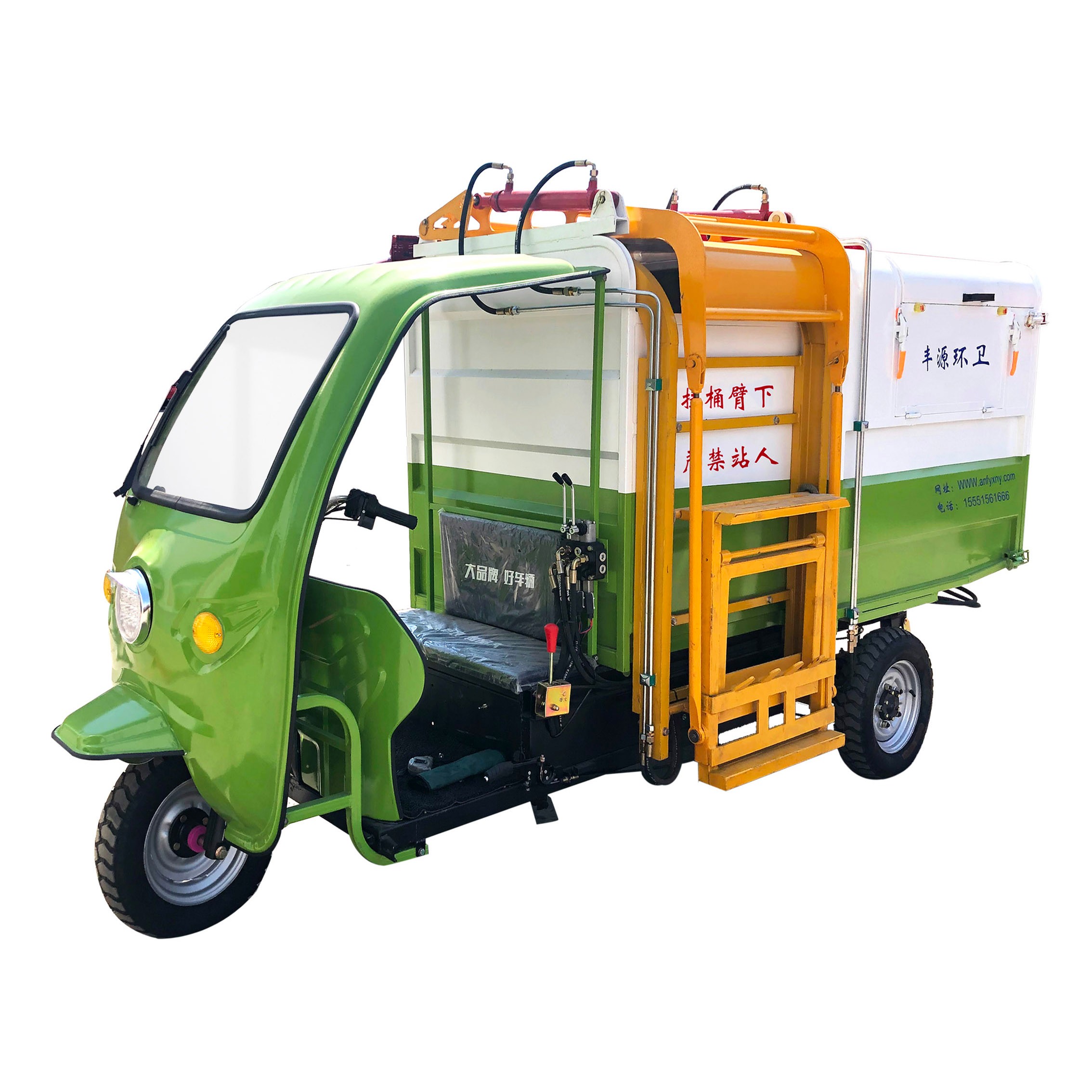 Pure electric garbage transfer vehicle G06